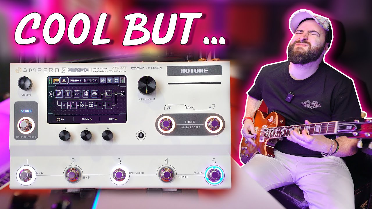 Tutorial Hotone Ampero II Stage + Ampero 2 Press Expression Pedal