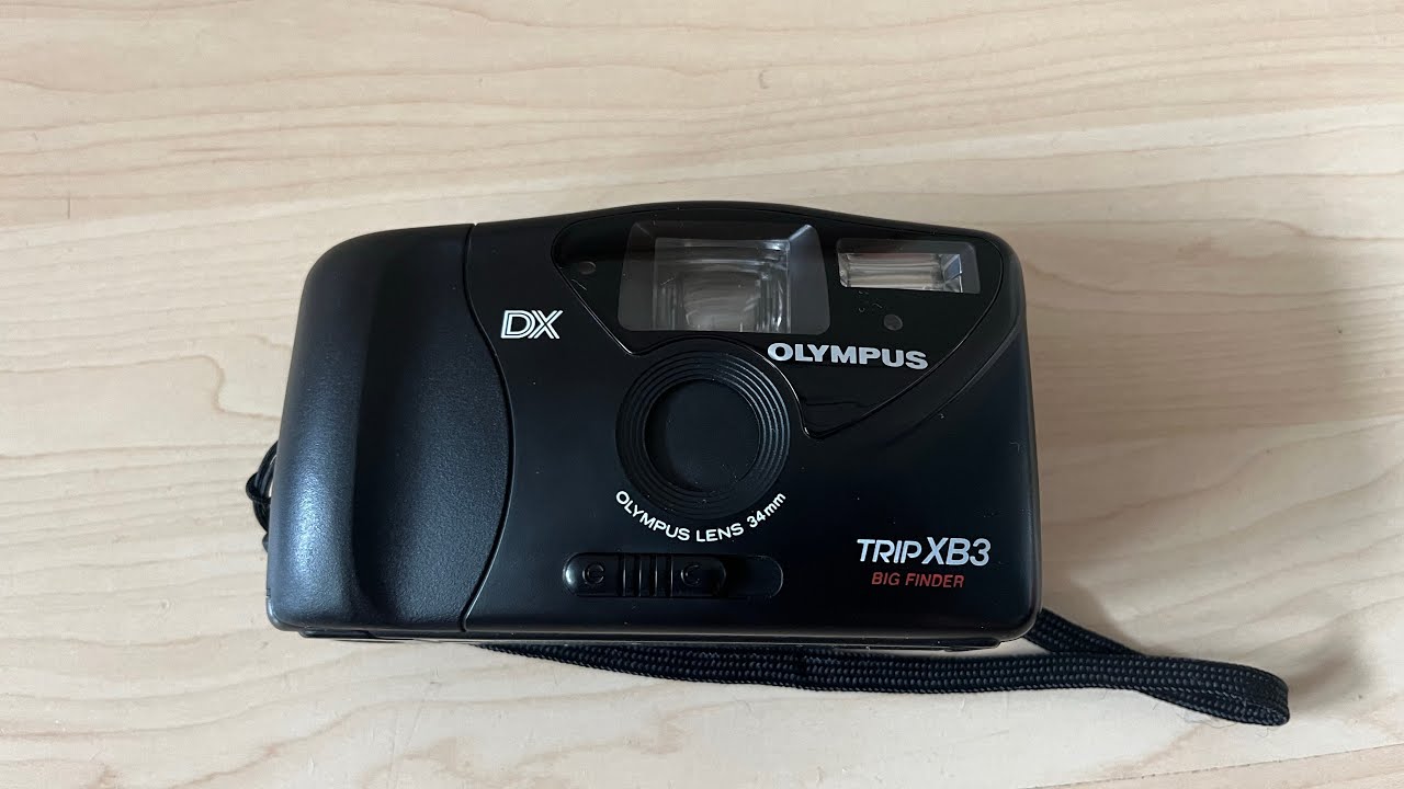 Olympus Trip XB3 Auto DX focus old photo camera retro device 35mm