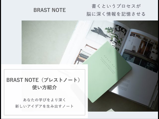 BRAST NOTE（ブレストノート）使い方紹介 - YouTube
