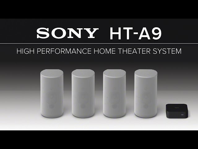 Sony HT-A9 Wireless Home Theater System: 360° Spatial Sound