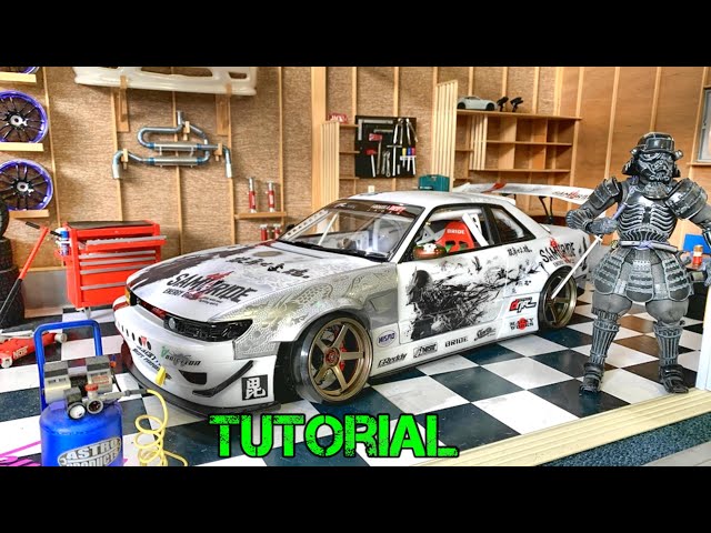 RC DRIFT】S13 SILVIA 侍道 Rocket Bunny☆解説☆ how-to - YouTube