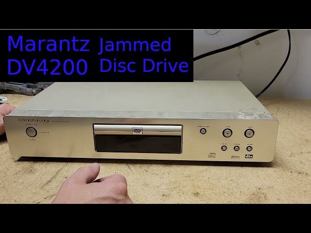 Marantz DV4200 - DISC DRIVE JAMMED - YouTube