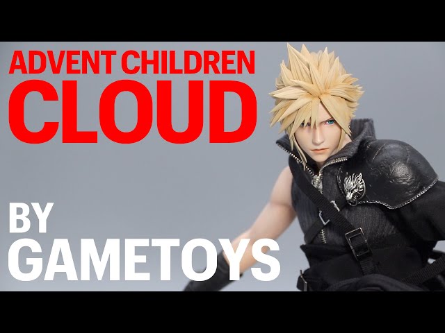 GameToys Cloud Strife Advent Children Final Fantasy 7 1/6 Scale