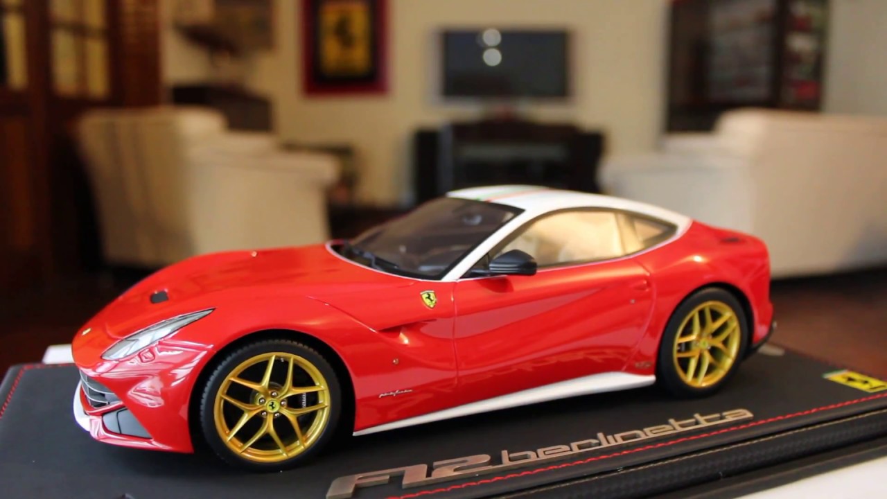 Ferrari F12 Berlinetta Rosso Corsa Lauda Edition 2017 By BBR 1/18