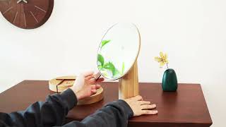 旭川クラフト sasaki ササキ工芸 ピボットミラー 国産クラフト 木製