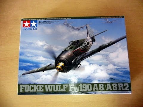 タミヤ フォッケウルフ Fw190A 8 1／48 プラモデル - YouTube