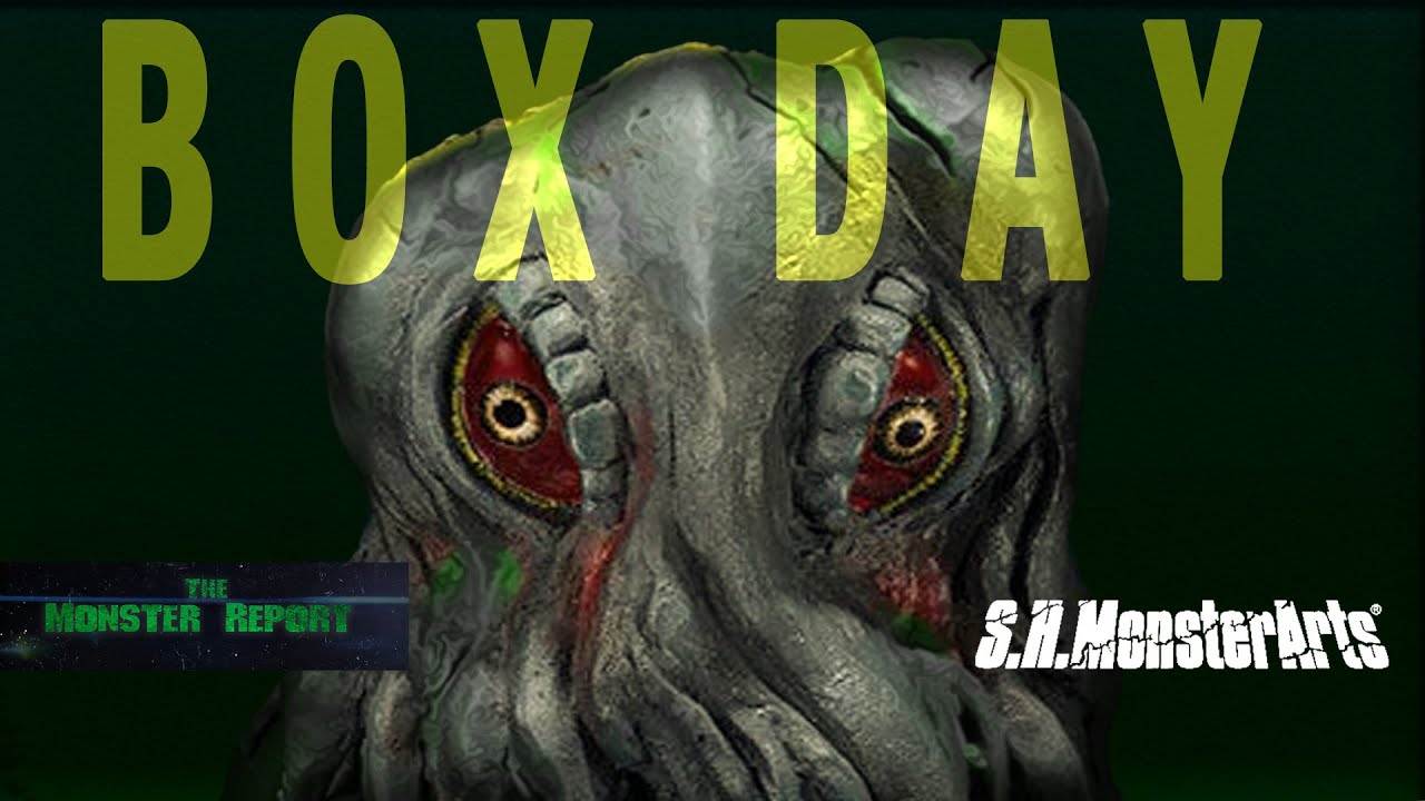 BOX DAY: SH MonsterArts HEDORAH 50th Anniversary Special Set - YouTube