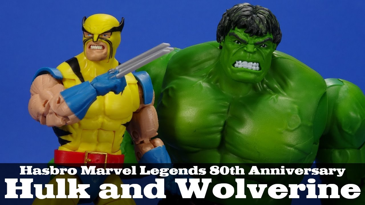 Marvel Legends Hulk and Wolverine 1st Appearance 2-pack 80th