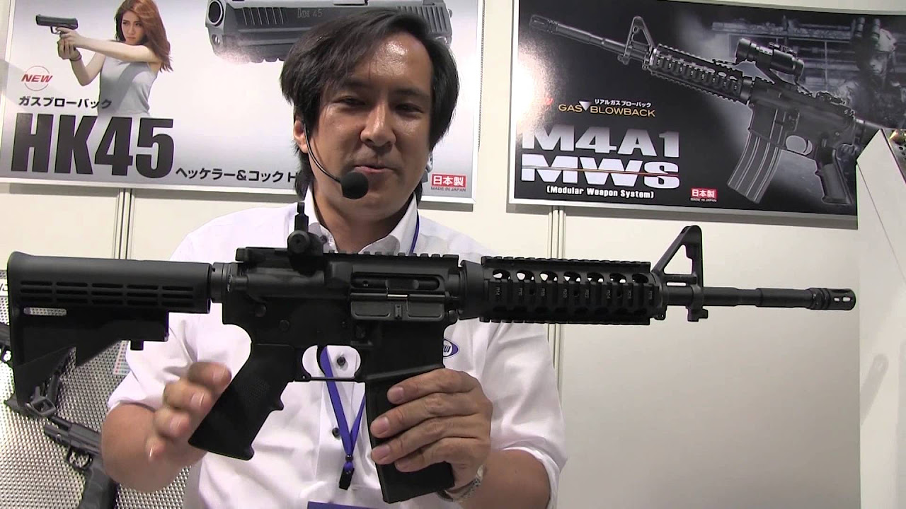 東京マルイ ガスブローバック M4A1 MWS 試射、展示のみ おまけ付き