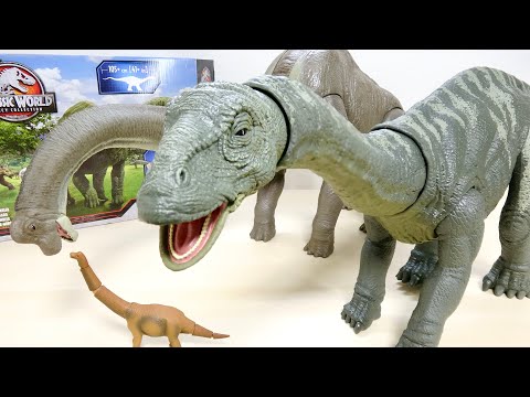 Super BIG Size Dinosaur Figure Jurassic World Apatosaurus - YouTube