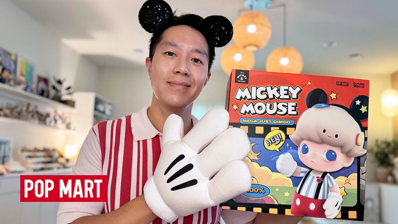 POP MART MEGA JUST DIMOO 400% Mickey Mou POP MART DIMOO LIMITED