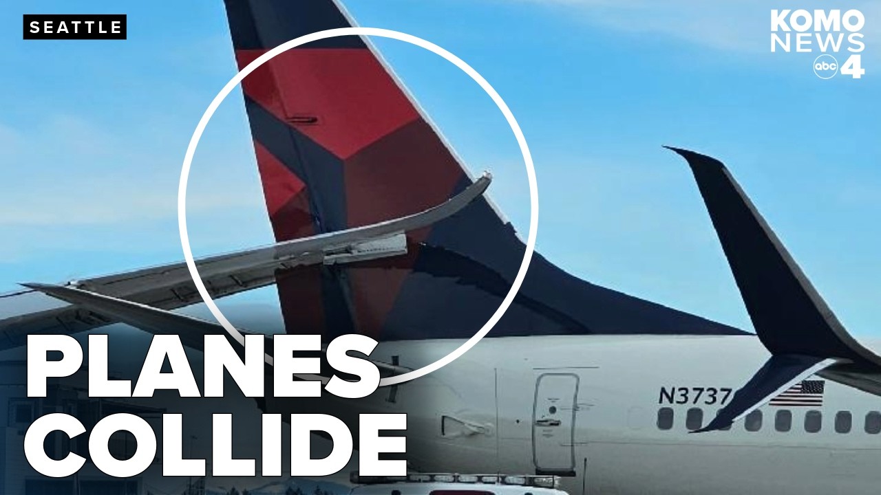 Japan Airlines plane strikes parked Delta jet at Seattle-Tacoma