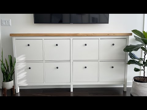 HOW TO assemble IKEA Hemnes shoe cabinet HACK - YouTube
