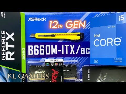 intel Core i5 12400F ASRock B660M-ITX ac ZOTAC GAMING RTX3060