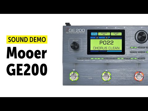 Mooer GE200 Sound Demo (no talking) - YouTube