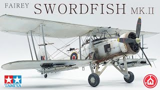 Tamiya 1/48 Fairey Swordfish Mk.II #61099 Full model kit build