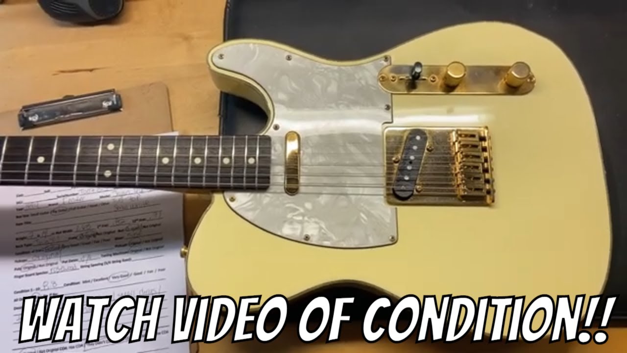 1994 Fender Japan Telecaster Custom TLG 70P SWH Snow White - YouTube