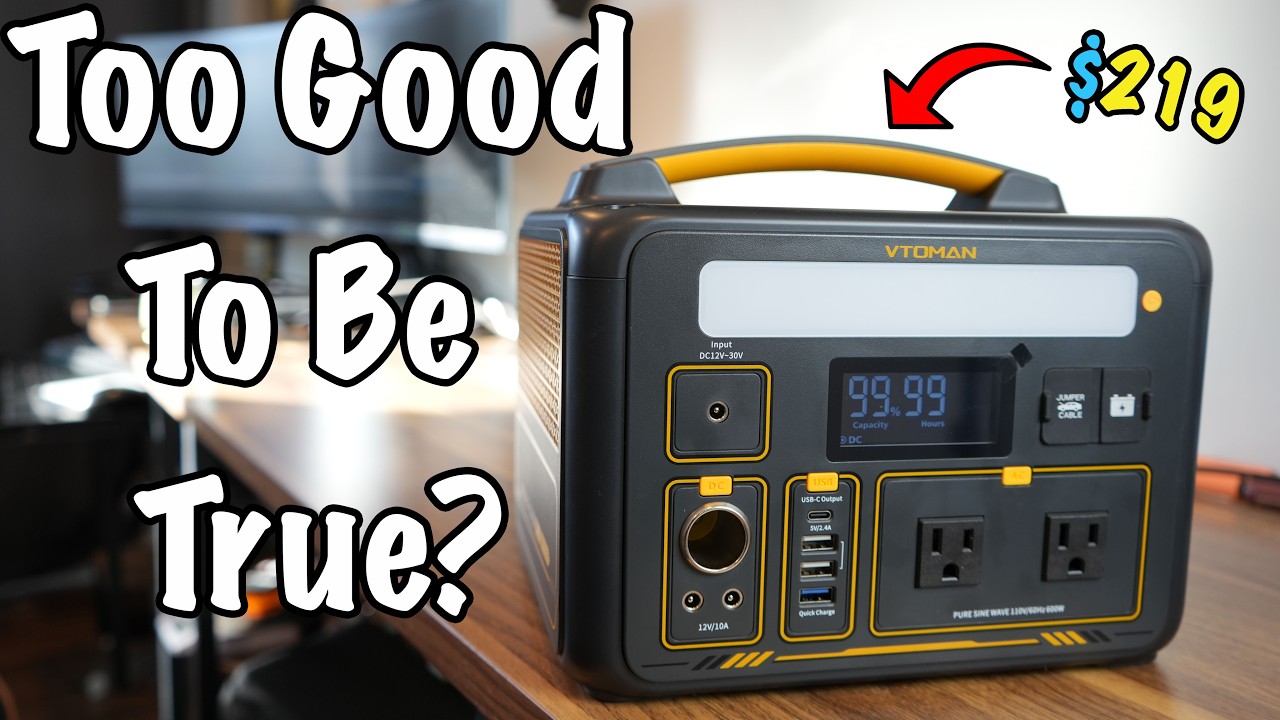 Too Good To Be True? - VTOMAN Jump 600X - YouTube