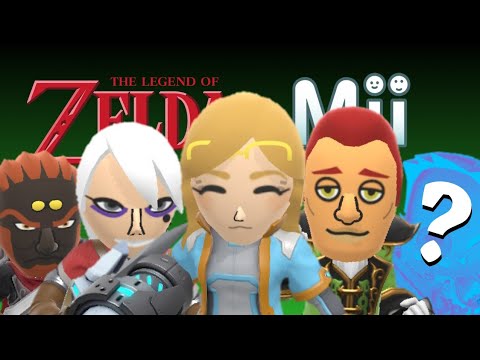 The 20 Zelda Mii Collection! (Mii Showcase) - YouTube