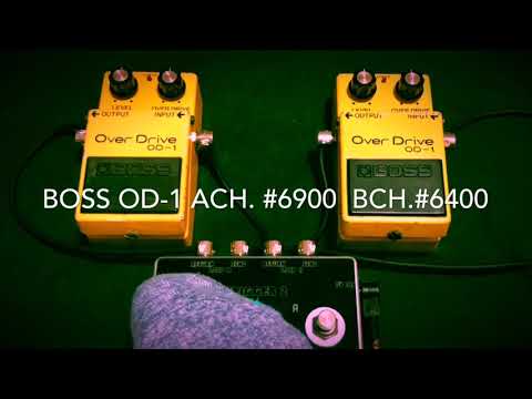 BOSS OD-1をレビュー！初期型を含む年代やシリアルナンバー別に比較