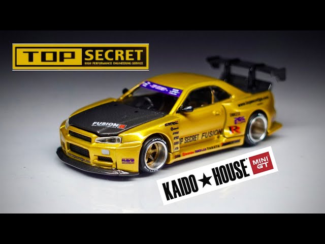 Kaido House Top Secret Nissan Skyline R34 GT-R Custom - YouTube