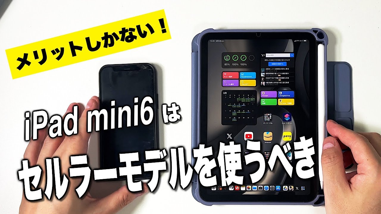 ipadmini6 セルラーモデル iPad mini 第6世代cellular セルラー256GB