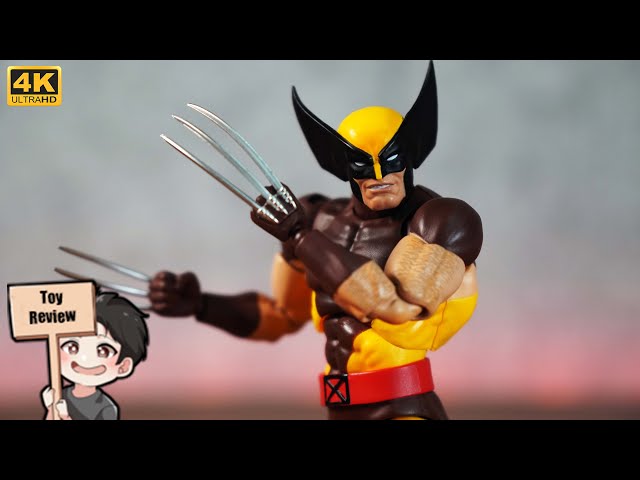 Review: Mafex No. 138 Brown Suit Wolverine from X-Men - YouTube