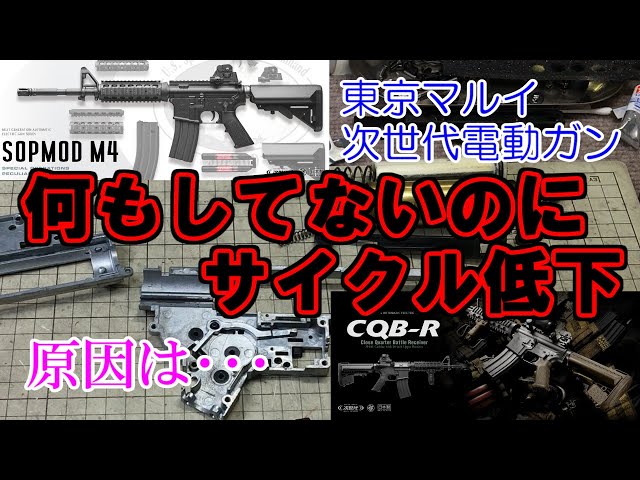 Tokyo Marui Next Generation Electric Gun [The cycle speed