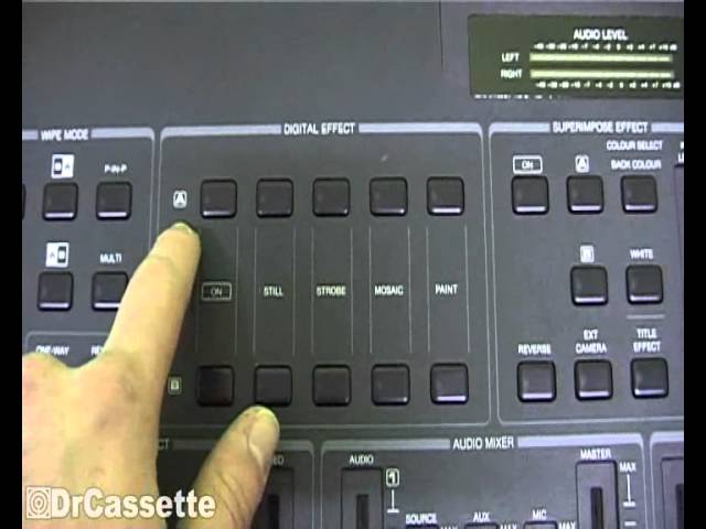 Panasonic WJ-AVE5 video mixer - YouTube