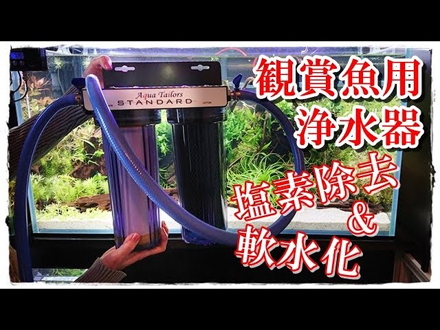 観賞魚用浄水器『マーフィード社』・設置レビュー水質検証