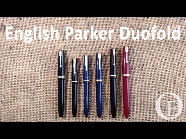 Collection Overview - English Parker Duofold - YouTube