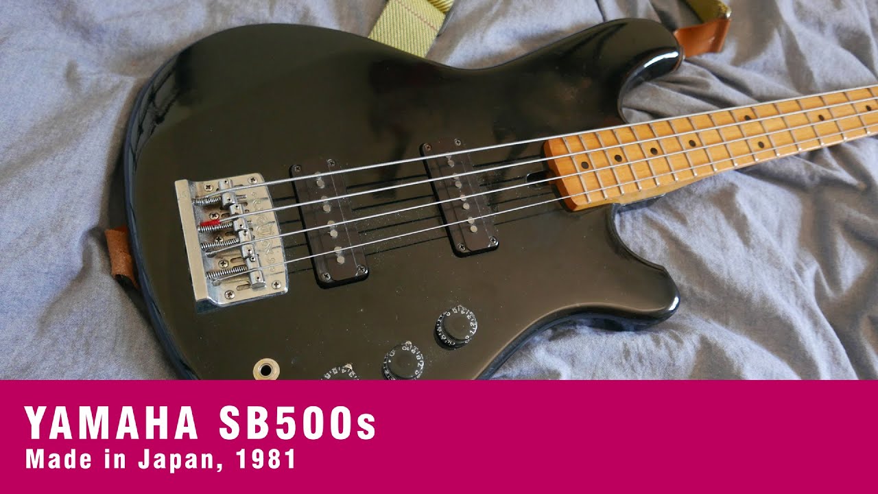 Yamaha SB500S Black Japan 1980's - YouTube