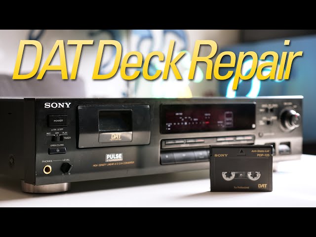 Fixing Up a (Really) Broken Sony DAT Deck - YouTube