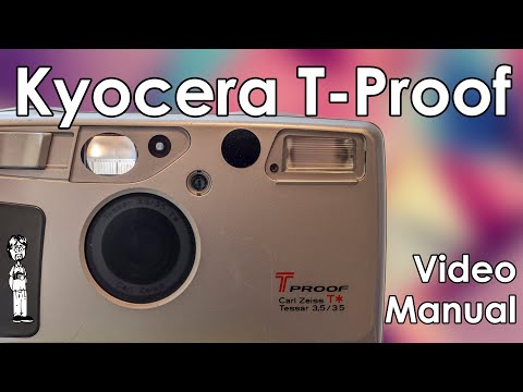 Kyocera T-Proof (Yashica T5) Video Manual: Load Film, Modes