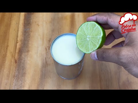 and just mix lemon in condensed milk, and you will love the result