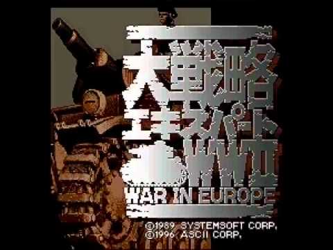 SFC】 大戦略エキスパートWWⅡ War In Europe (OPENING - SUPER