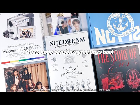 2023 kpop season's greetings haul/unboxing ✮ seventeen, le