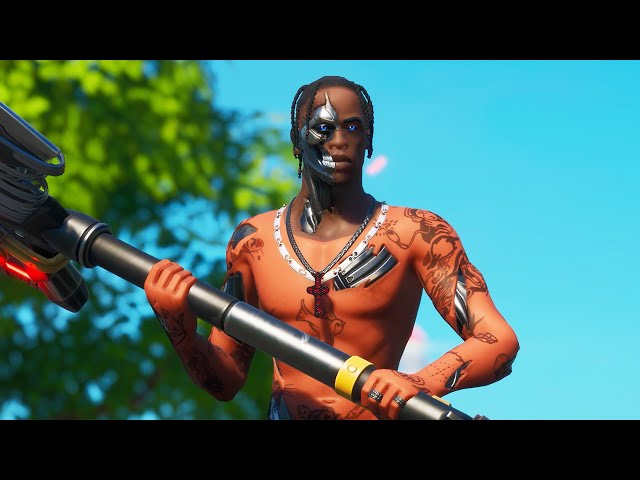Travis Scott Fortnite Gameplay + Cactus Jack! - YouTube