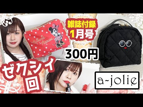 雑誌付録】ゼクシィ・a-jolie 整理上手なBIGバニティポーチBook・VOCE