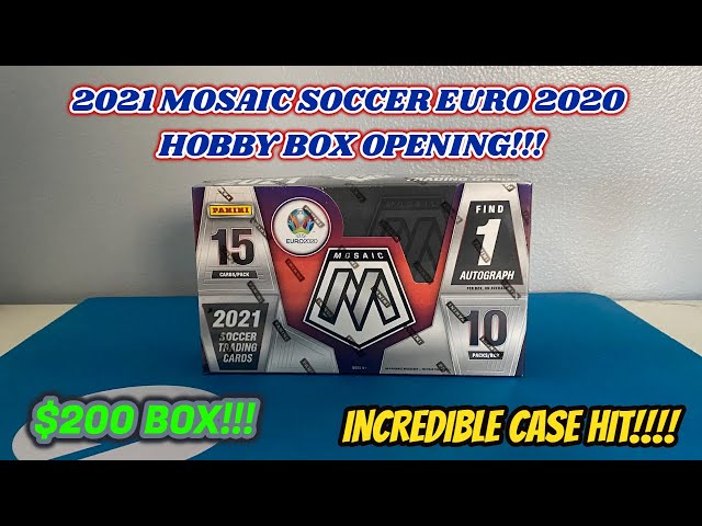 CASE HIT!!!! NEW 2021 Mosaic Soccer Euro 2020 HOBBY BOX Opening