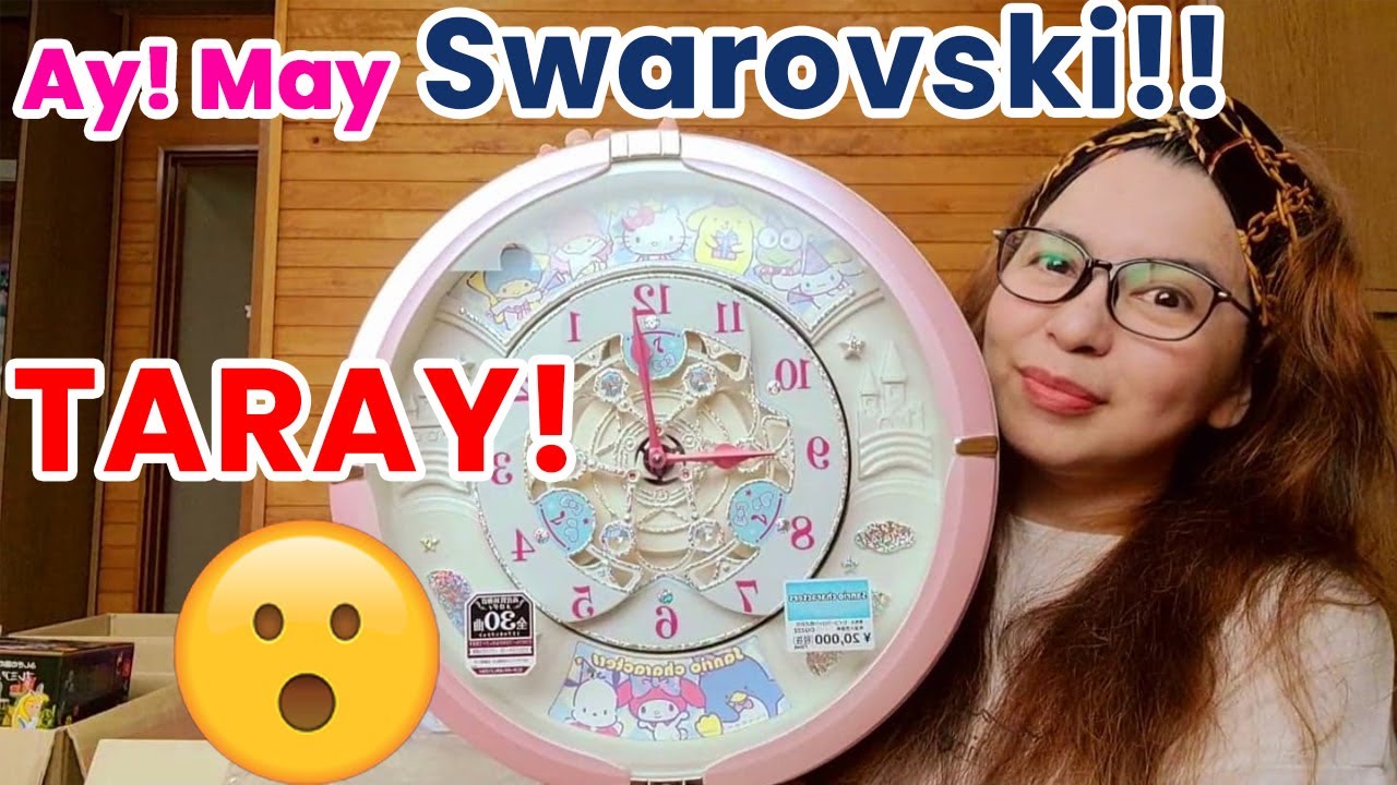UNBOXING! SEIKO WALL CLOCK SANRIO CHARACTERS WITH SWAROVSKI