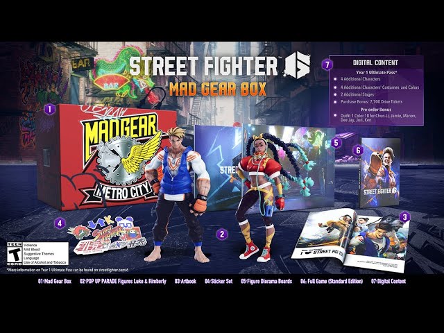 ストリートファイター 6 MAD GEAR BOX Street Fighter 6 Mad Gear Box