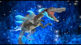 恐竜キング 覚新3紀 スーパー ガブ パラパラ エース ティラノ スピノ