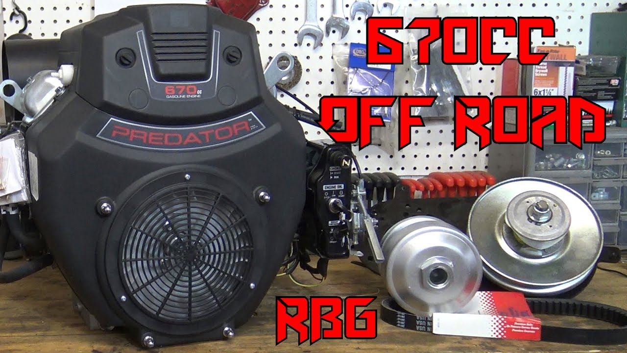 Predator 670cc V Twin Yerfdog Spiderbox Build EP1 - YouTube