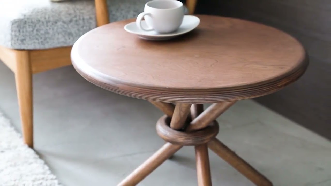 旭川家具 樹工房 ITSUKI KOBO wrinkle リンクル サイドテーブル 国産