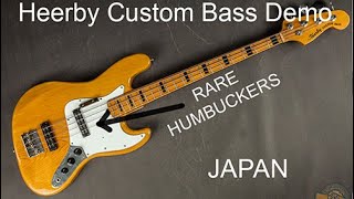 Heerby Custom Bass Demo - Unusual Humbuckers - YouTube