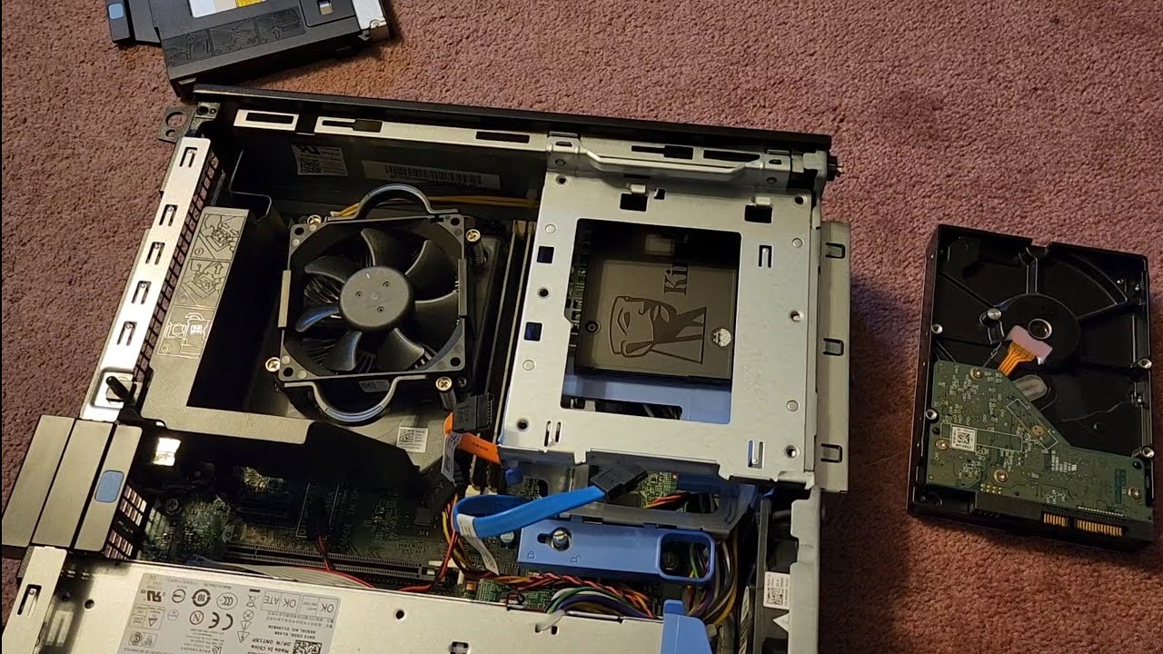 Dell Optiplex 3020 Disassembly RAM SSD Hard Drive Upgrade