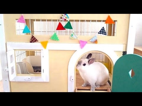 うさぎさん用可愛いケージ♪【壱番館 北欧デザインペットハウス