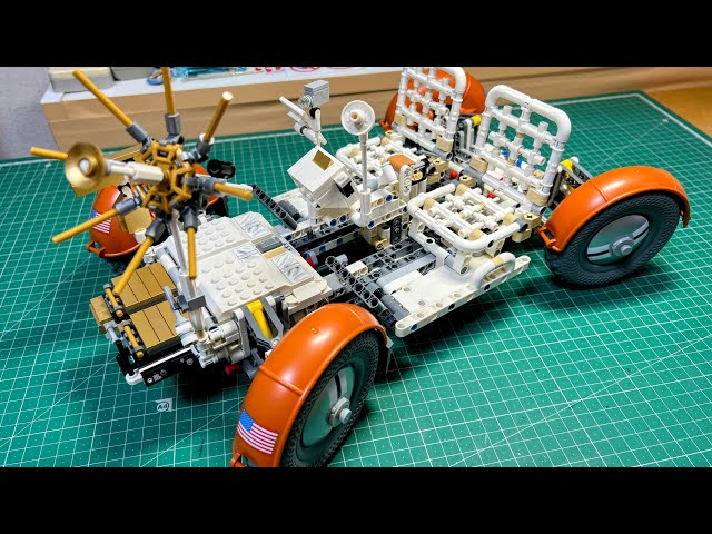 LEGOテクニック42182 NASA Apollo月面探査車-LRV〜10倍速作製 No,5