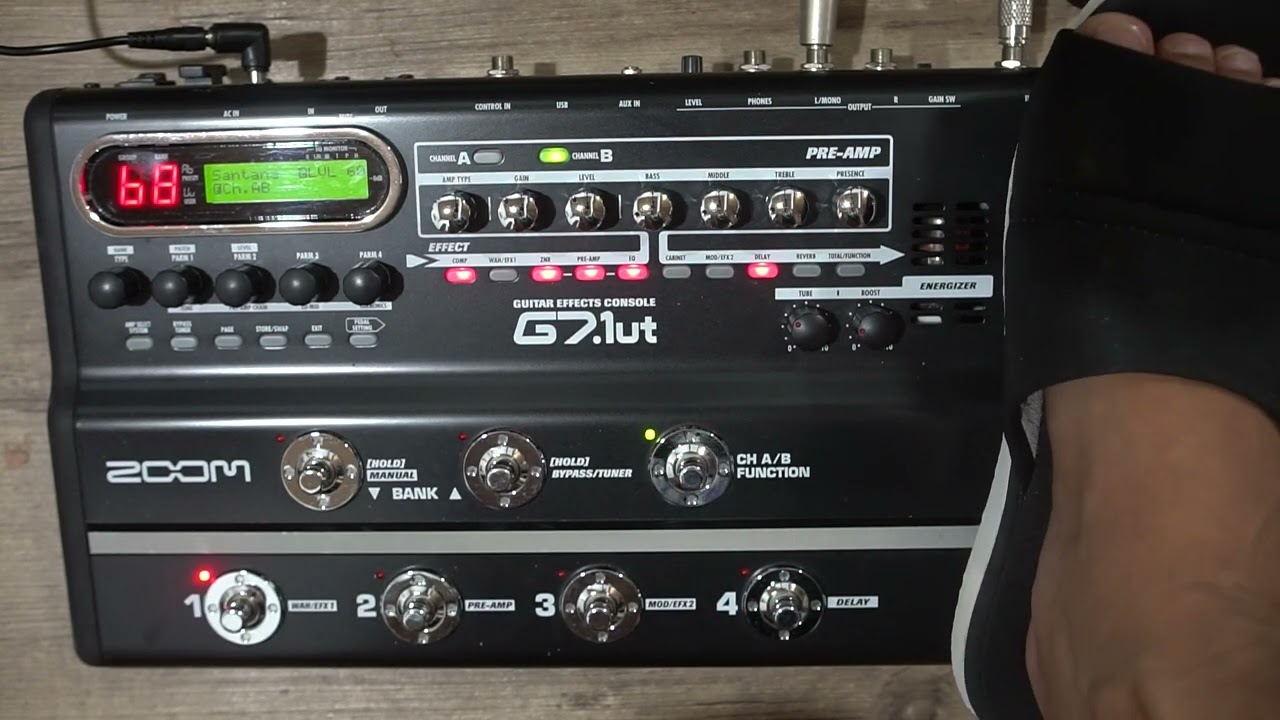 ZOOM G7.1ut Guitar Multieffects Sound Demo - YouTube